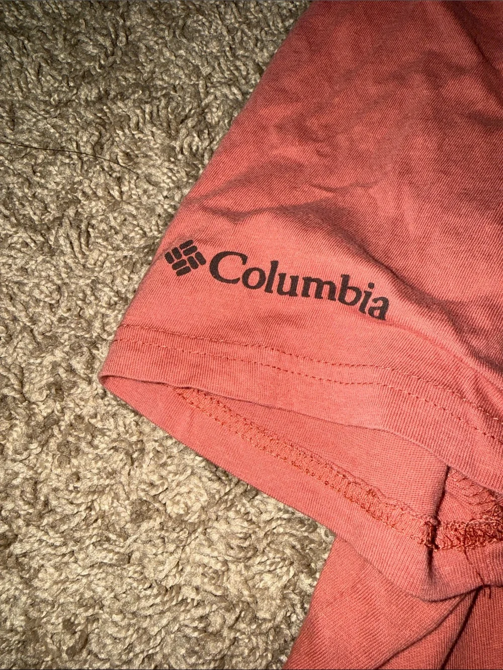 Columbia Coral Short Sleeve Tee with Mountain & Bear Graphic